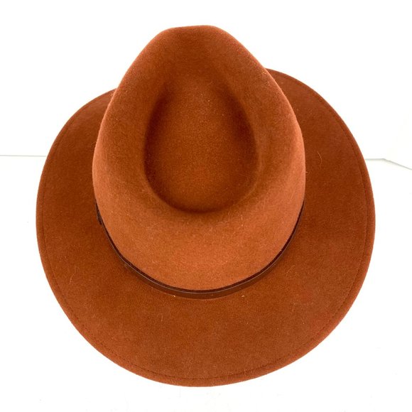 Brixton Rust Fedora Hat - Picture 9 of 12